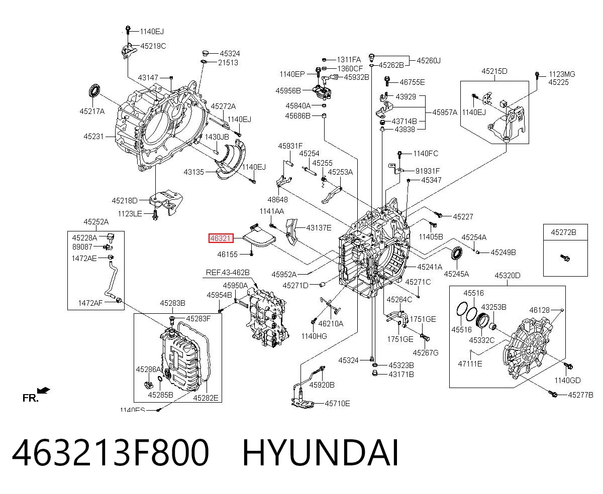 Filtro da Caixa Automática de Mudança para SsangYong Korando C 