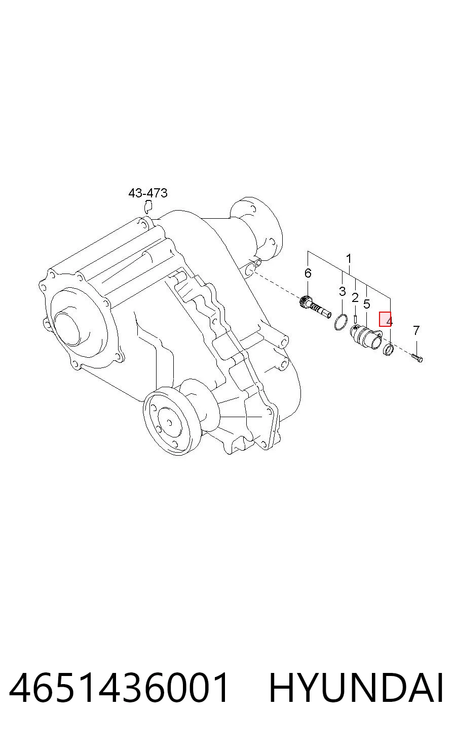 4651436001 Hyundai/Kia