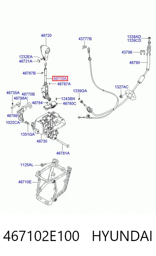 467102E100 Hyundai/Kia