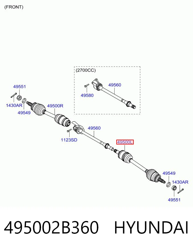 495002B360 Hyundai/Kia
