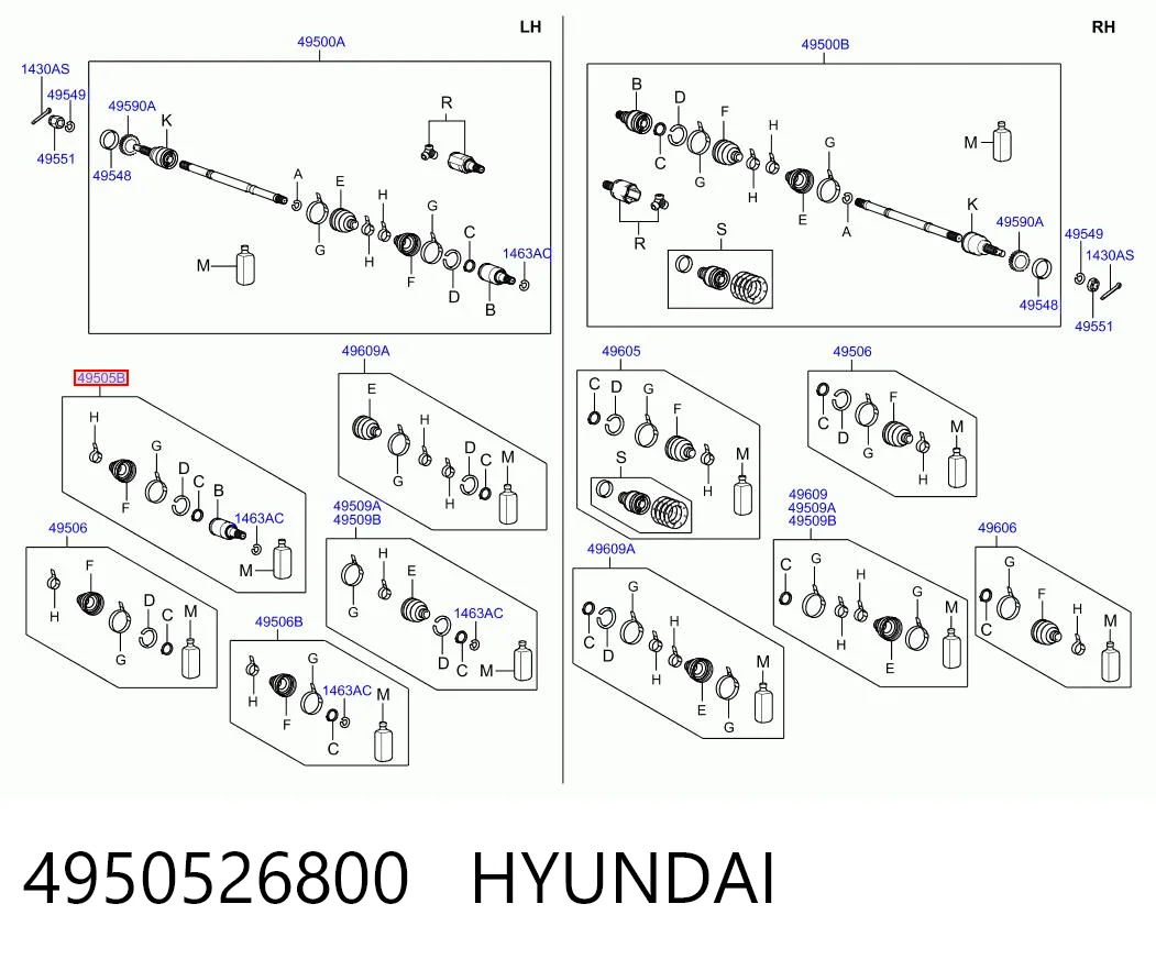 4950526800 Hyundai/Kia
