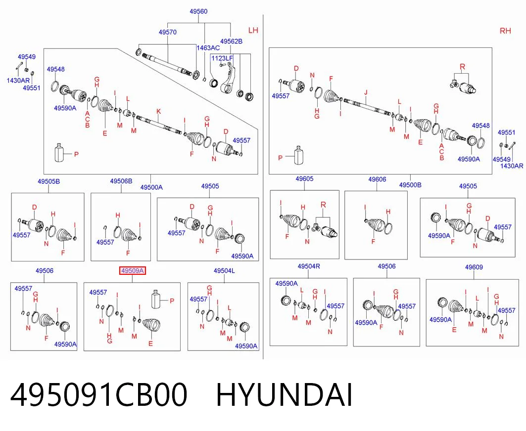 495091CB00 Hyundai/Kia