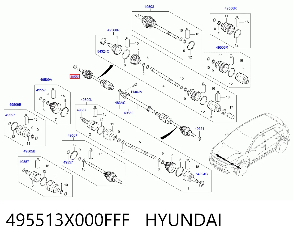 495513X000FFF Hyundai/Kia