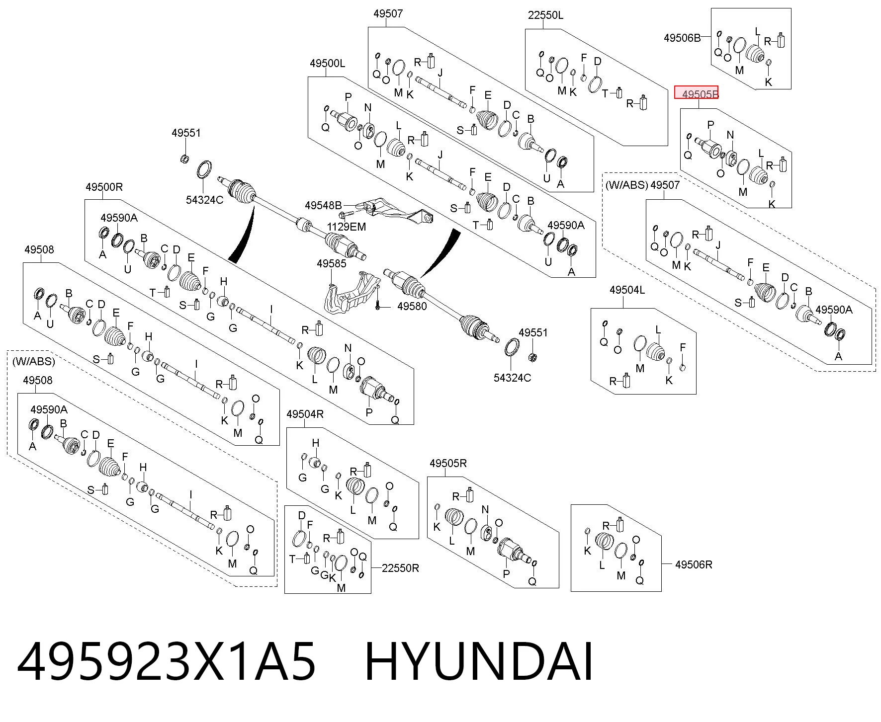 495923X1A5 Hyundai/Kia