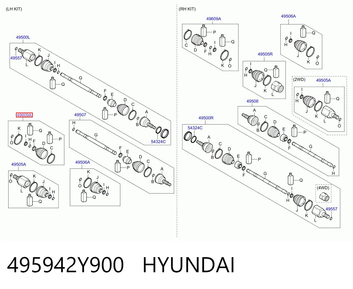 495942Y900 Hyundai/Kia