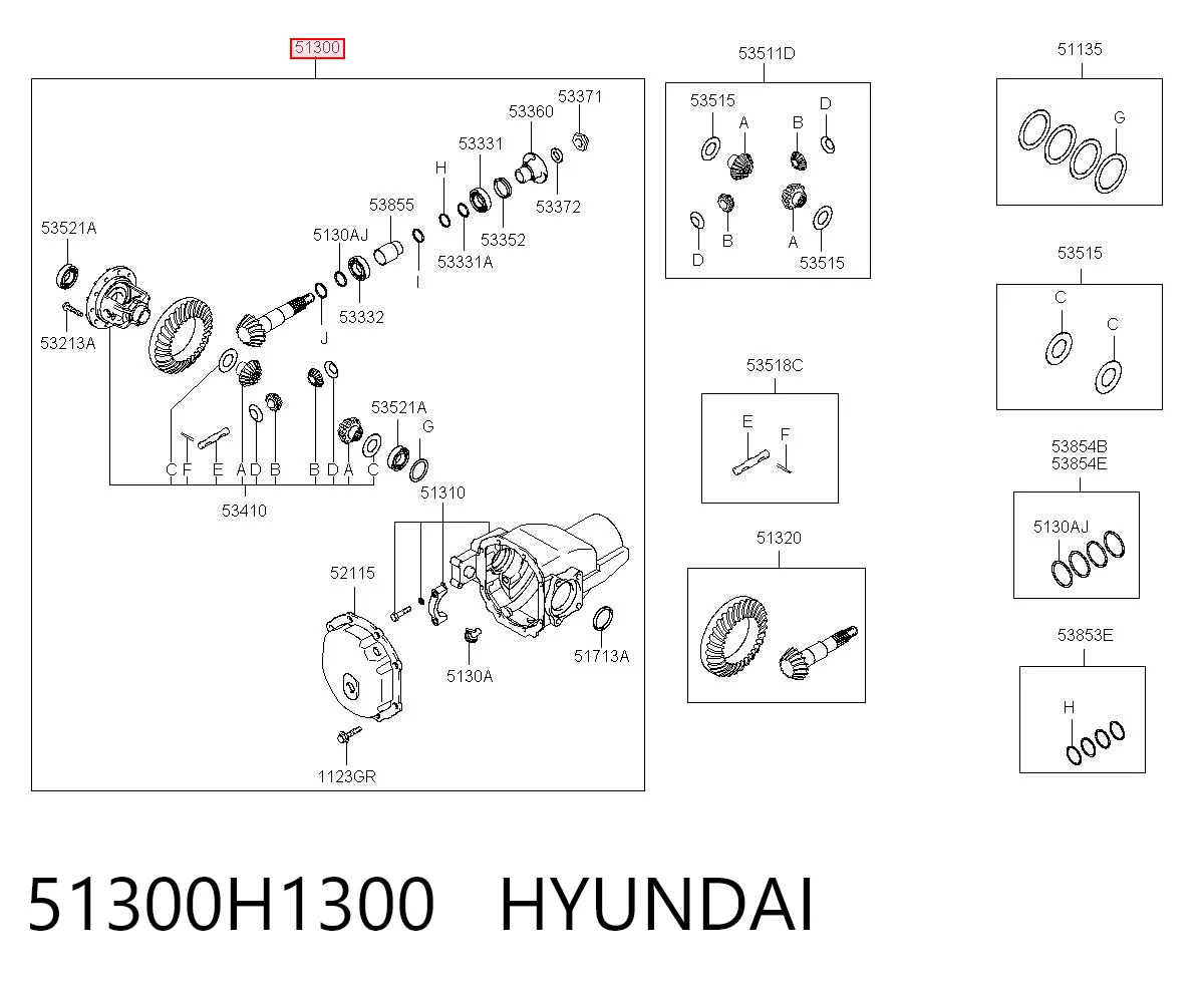 51300H1300 Hyundai/Kia