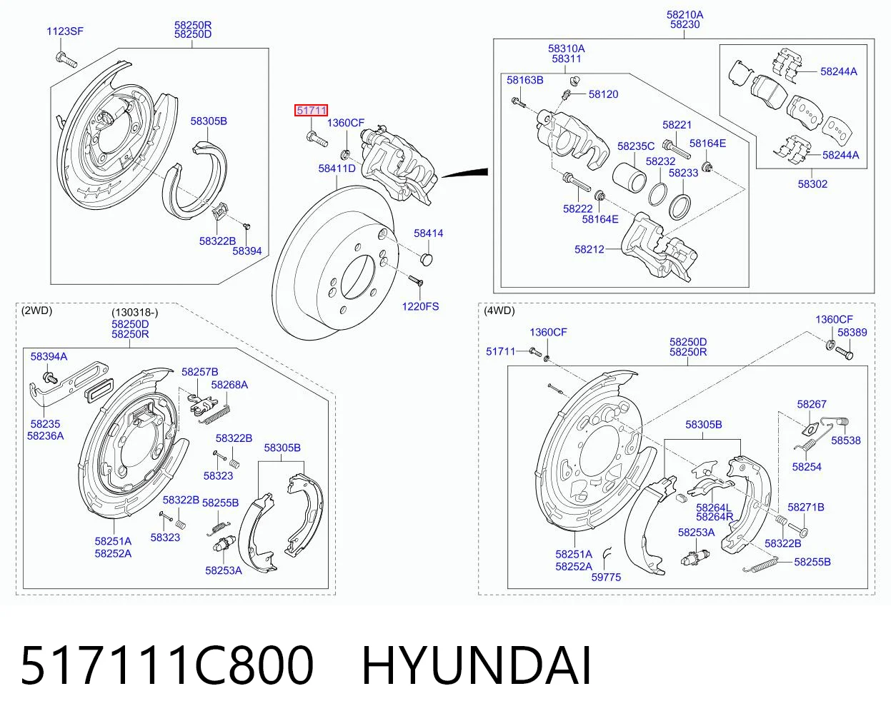 517111C800 Hyundai/Kia