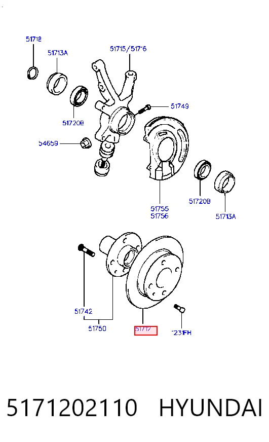 5171202110 Hyundai/Kia