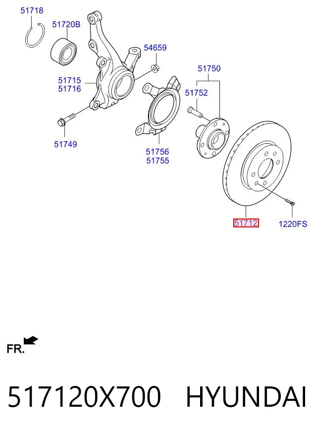 517120X700 Hyundai/Kia