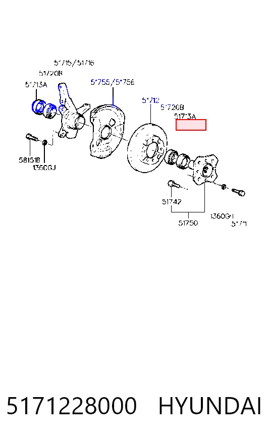 5171228000 Hyundai/Kia