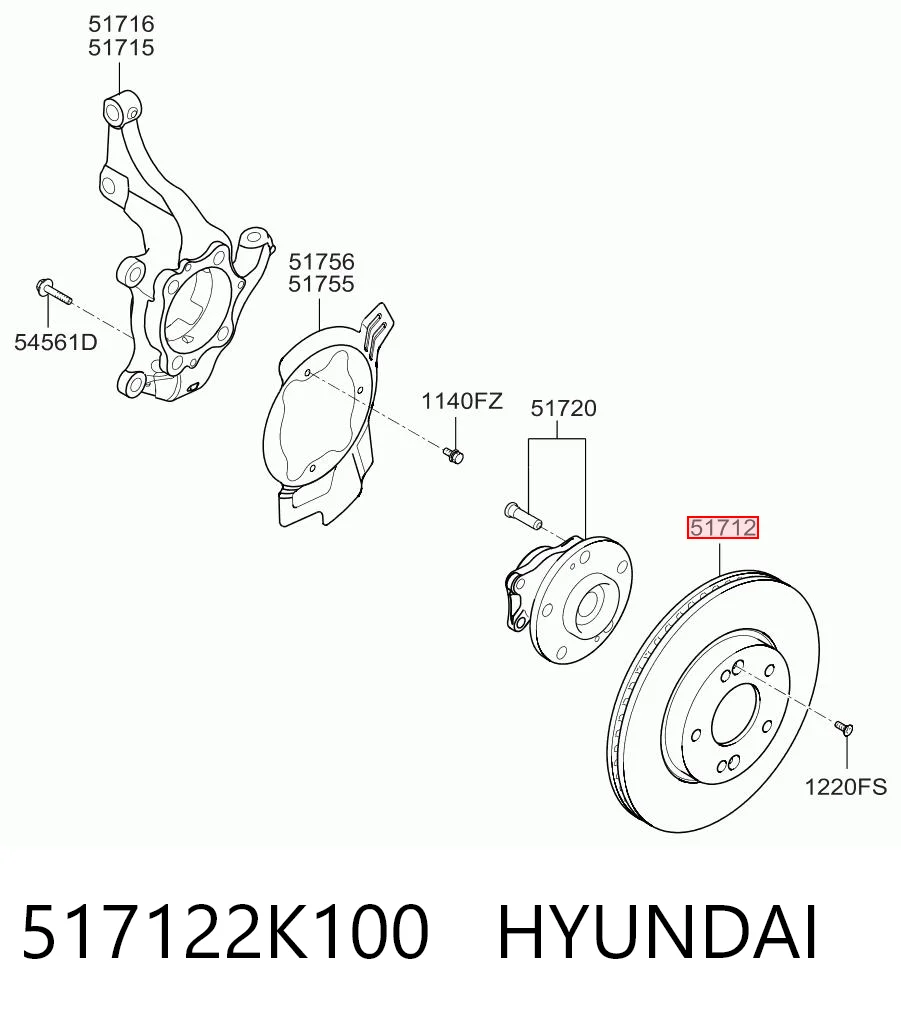 517122K100 Hyundai/Kia