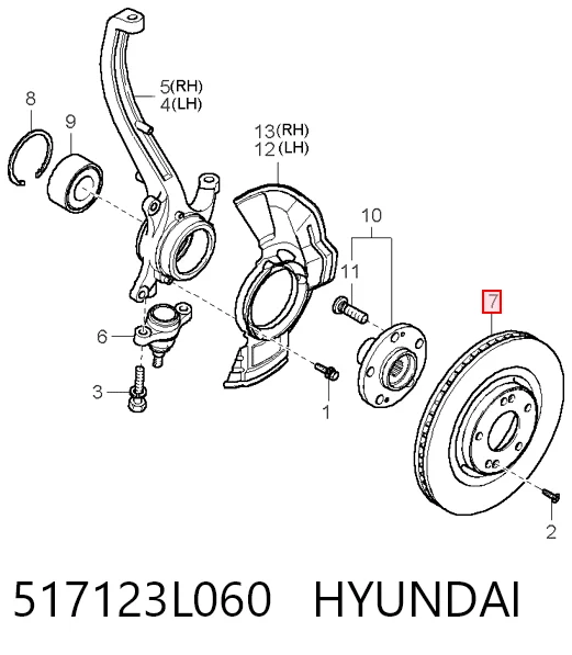 517123L060 Hyundai/Kia