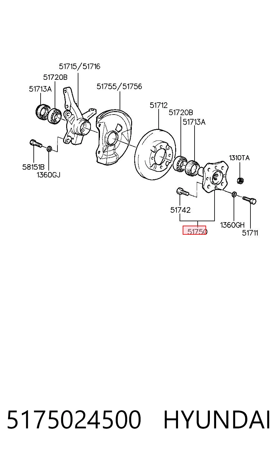 5175024500 Hyundai/Kia