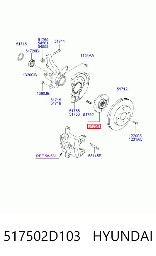 517502D103 Hyundai/Kia