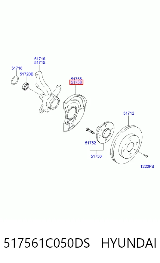 517561C050DS Hyundai/Kia