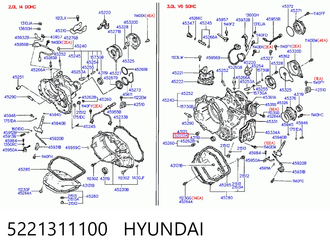 5221311100 Hyundai/Kia
