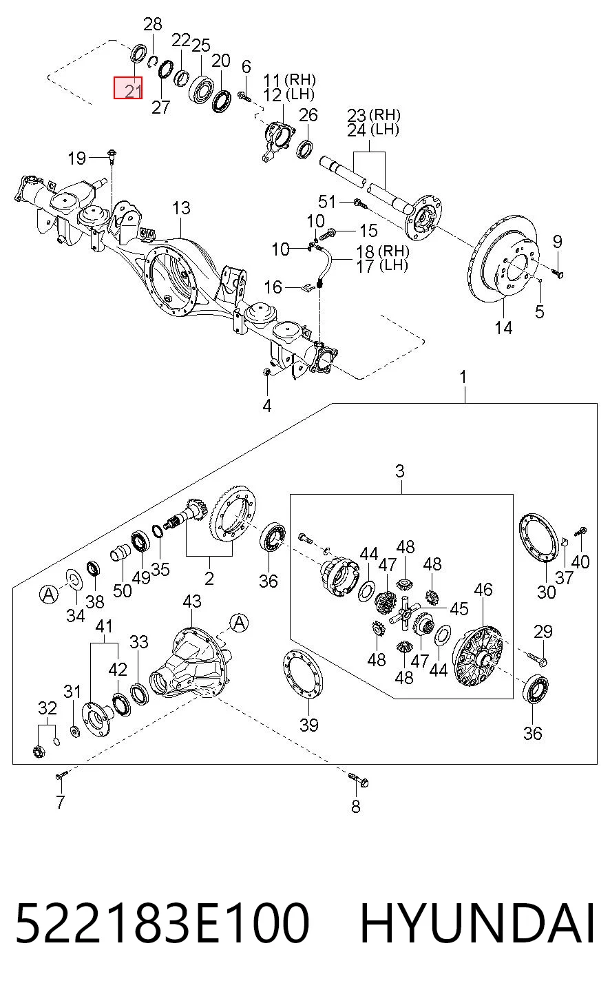522183E100 Hyundai/Kia