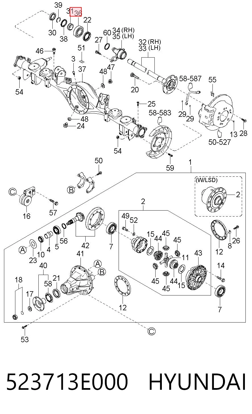 523713E000 Hyundai/Kia