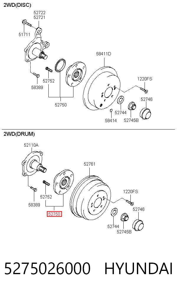 5275026000 Hyundai/Kia
