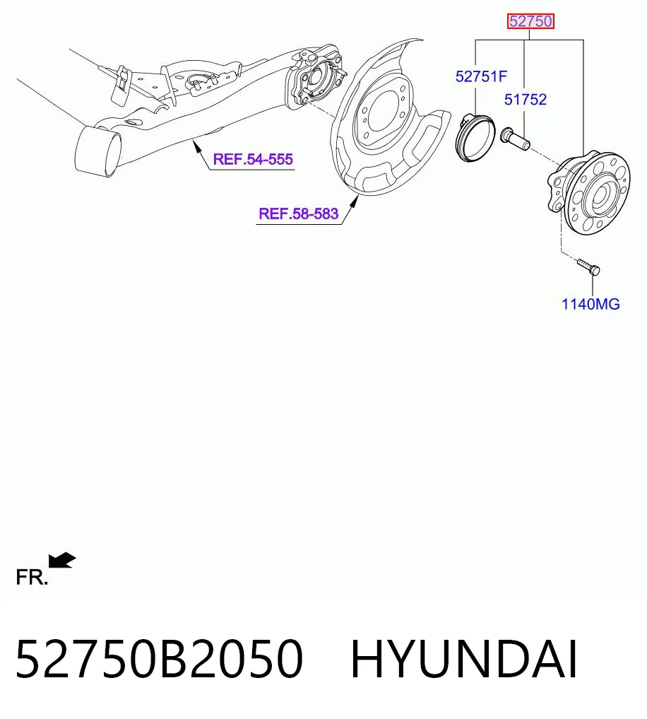 52750B2050 Hyundai/Kia