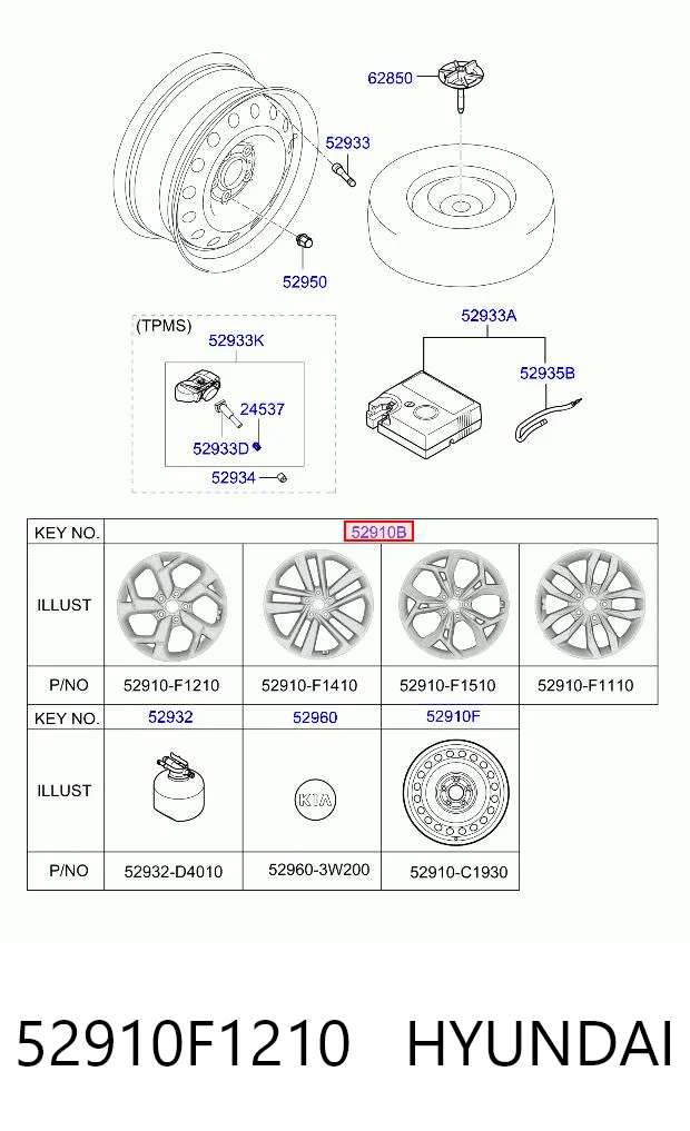 52910F1210 Hyundai/Kia