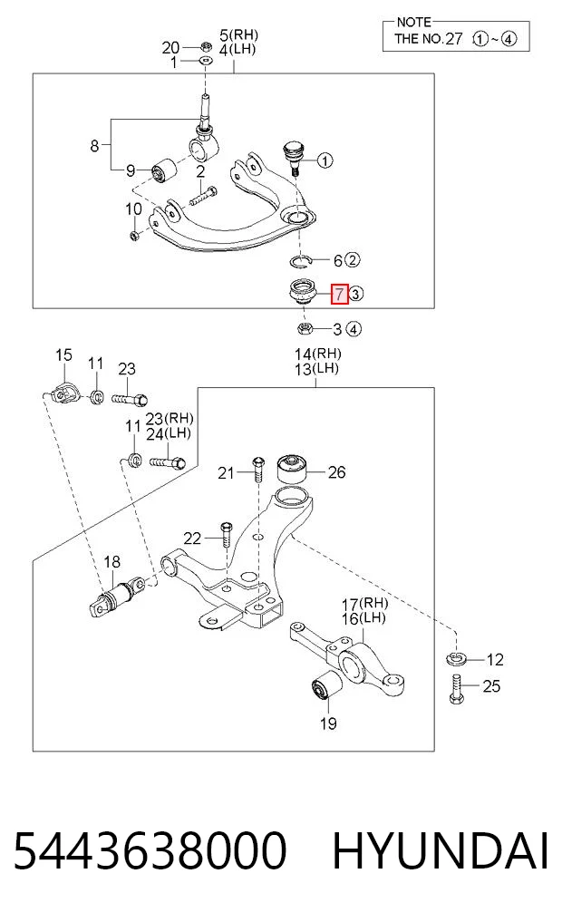 5443638000 Hyundai/Kia