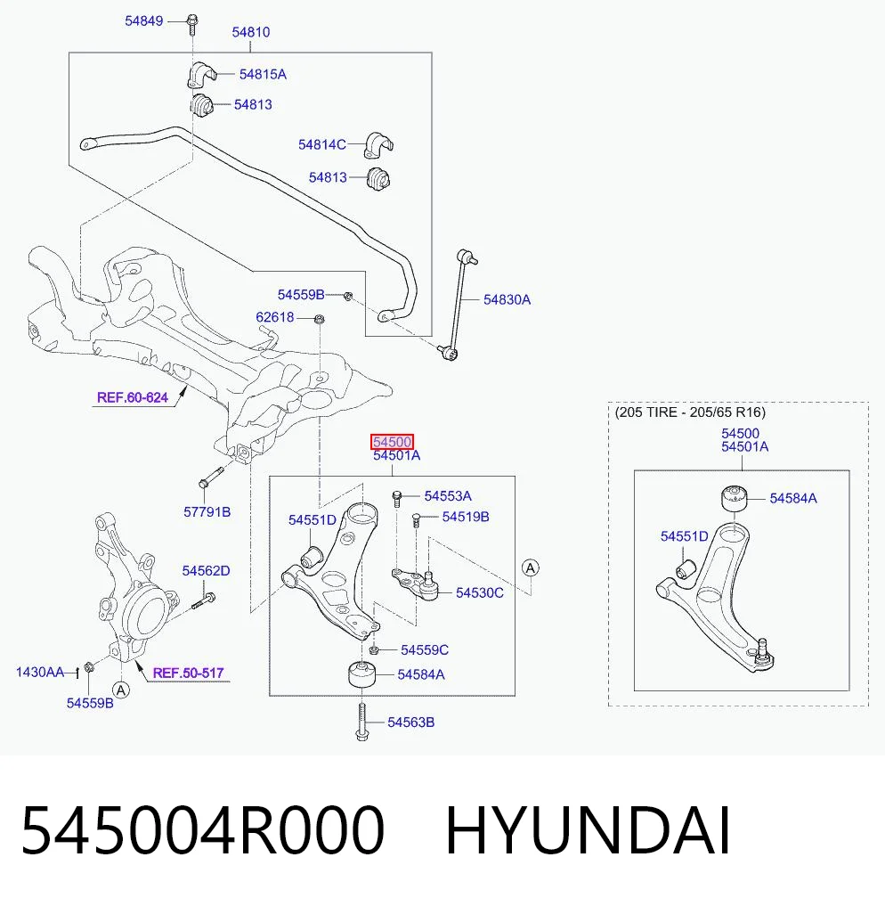 545004R000 Hyundai/Kia