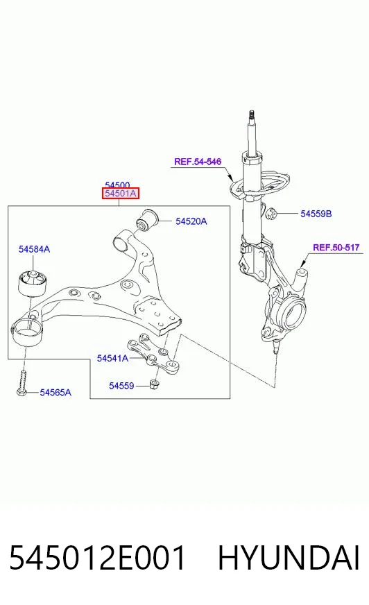 545012E001 Hyundai/Kia