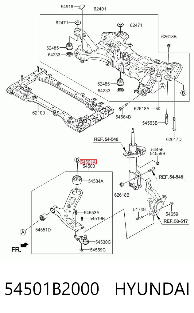 54501B2000 Hyundai/Kia
