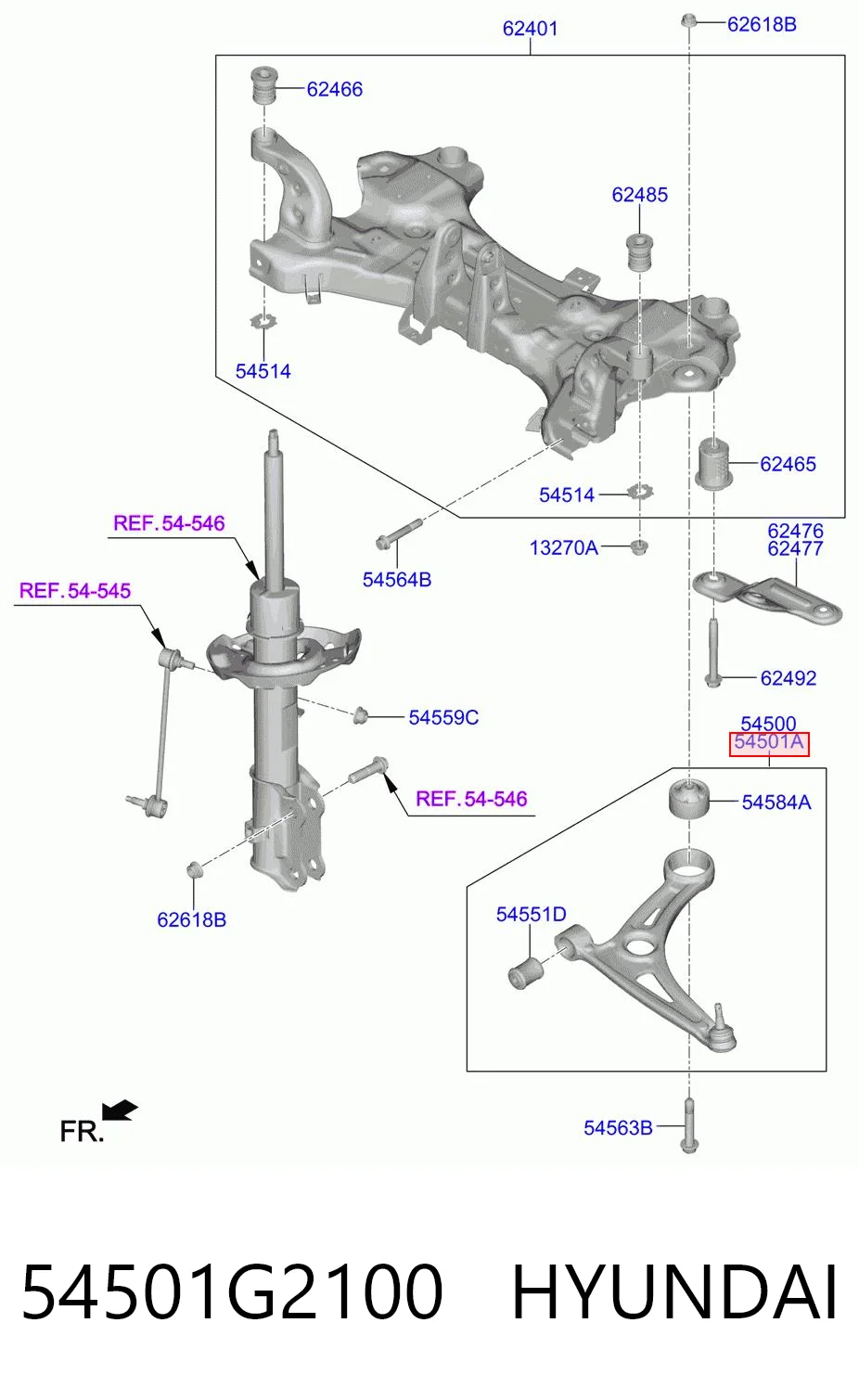 54501G2100 Hyundai/Kia