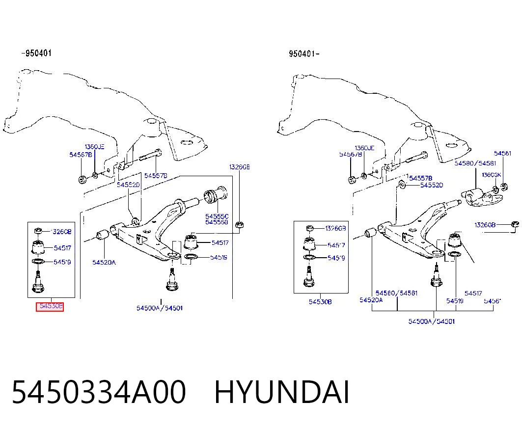 5450334A00 Hyundai/Kia
