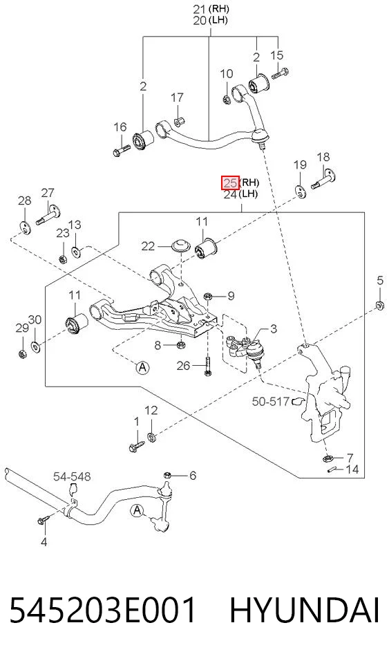 545203E001 Hyundai/Kia