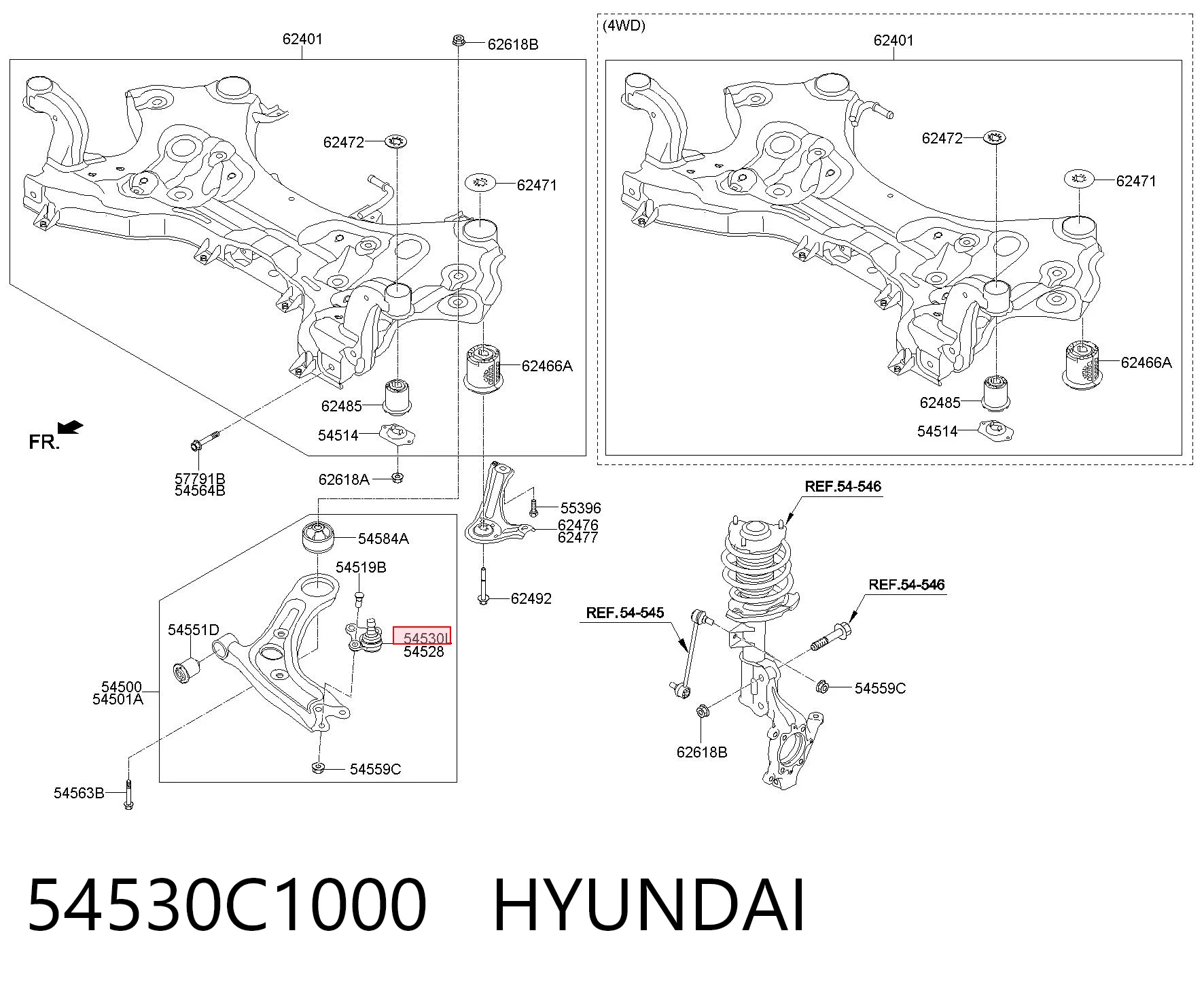 54530C1000 Hyundai/Kia