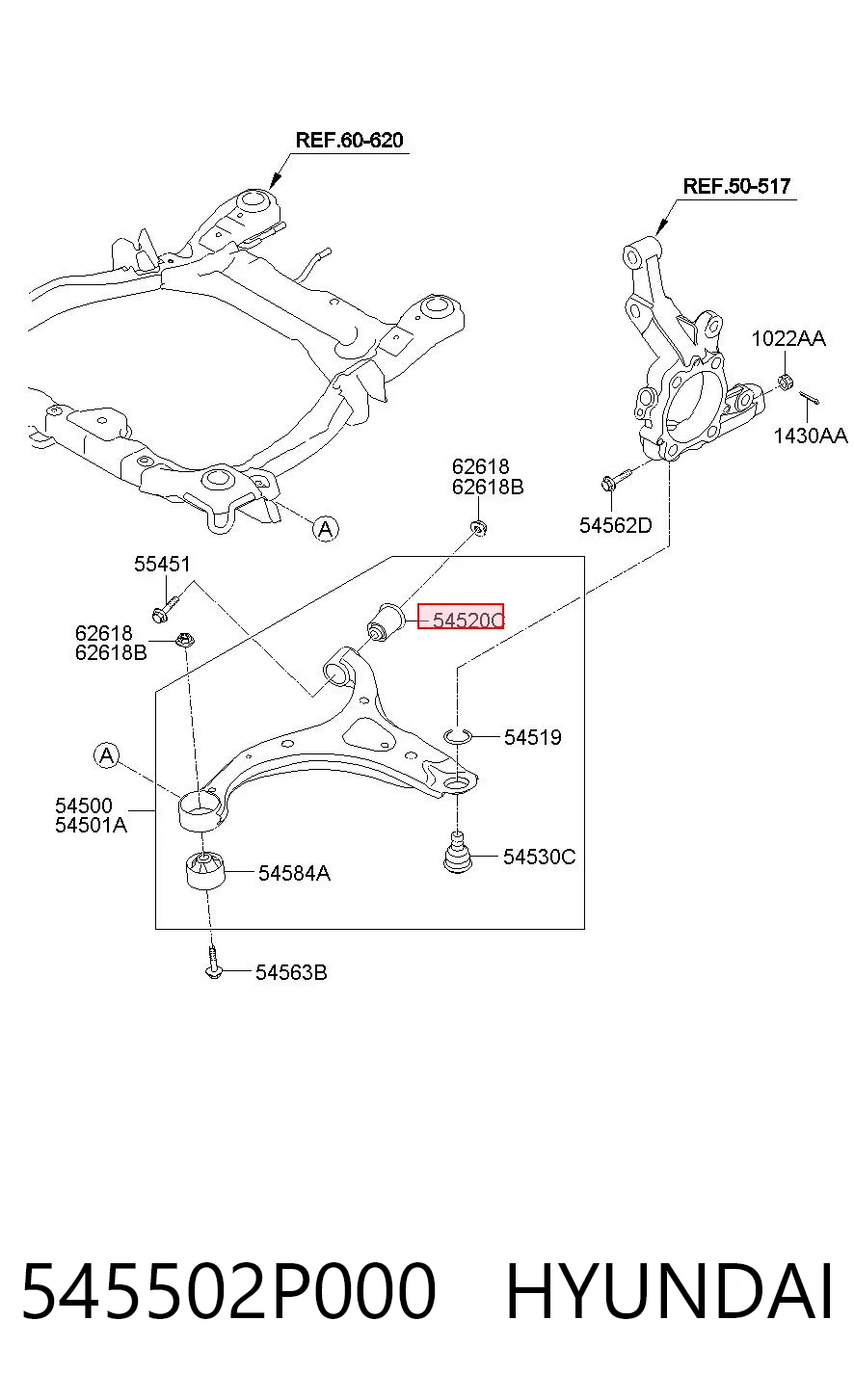 545502P000 Hyundai/Kia
