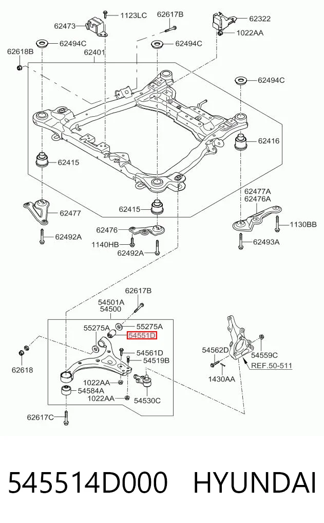 545514D000 Hyundai/Kia