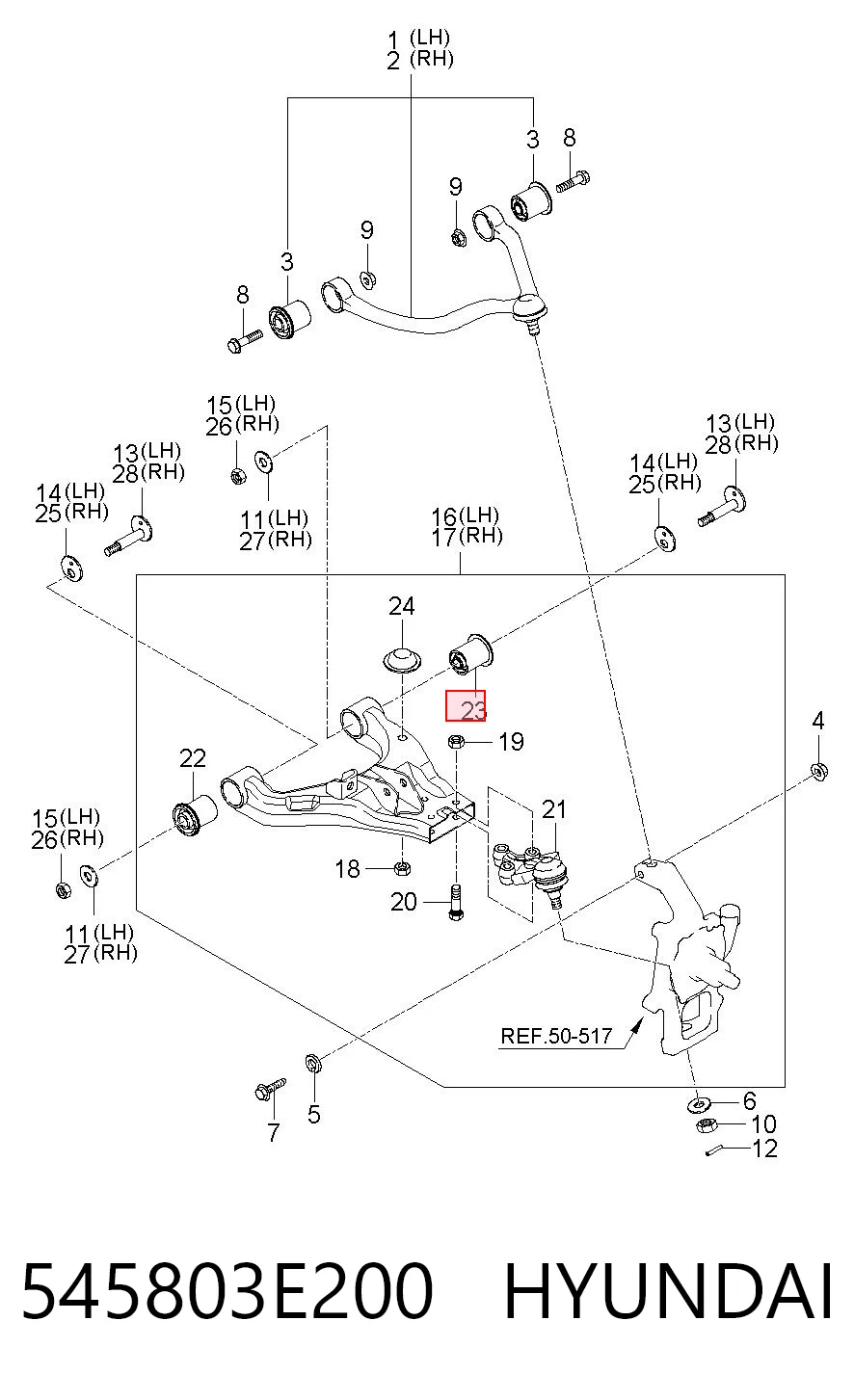 545803E200 Hyundai/Kia