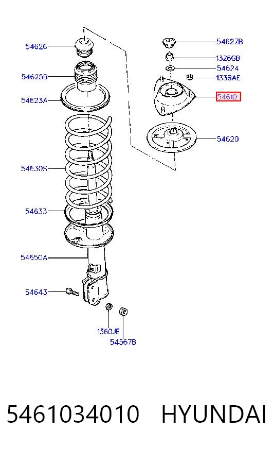 5461034010 Hyundai/Kia