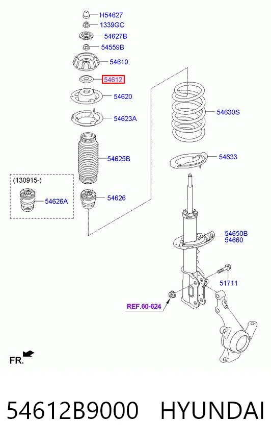 54612B9000 Hyundai/Kia