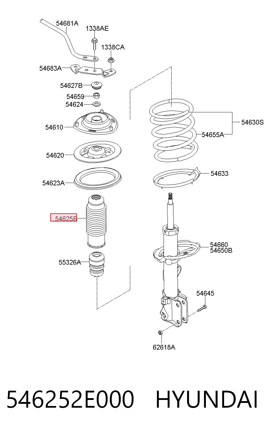 546252E000 Hyundai/Kia