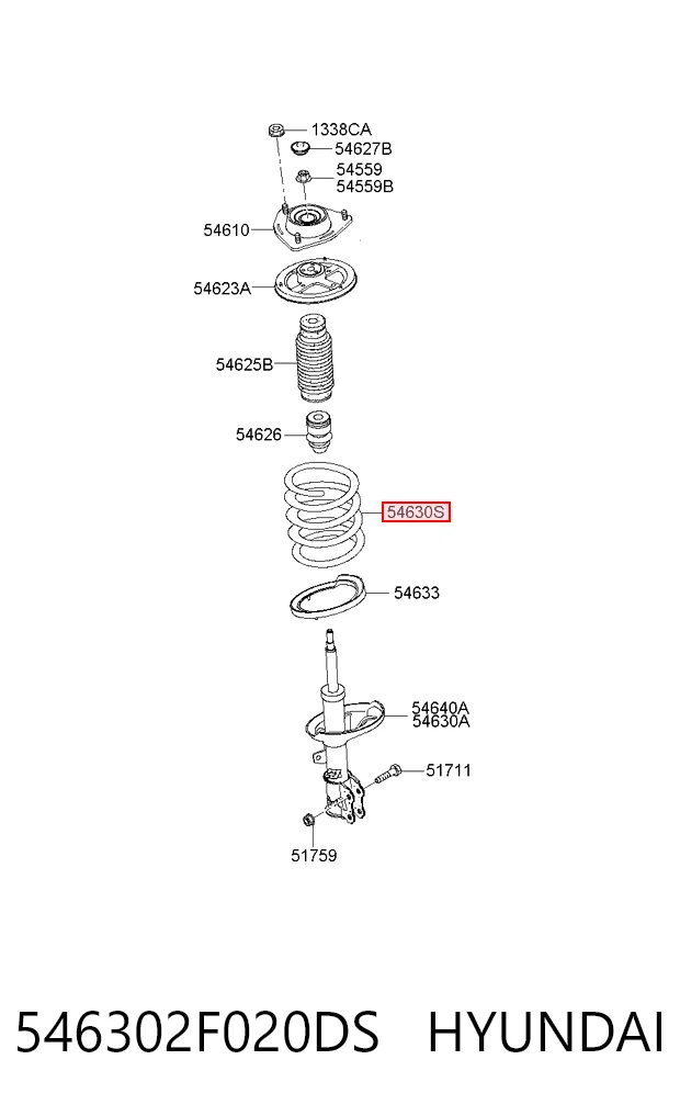 546302F020DS Hyundai/Kia