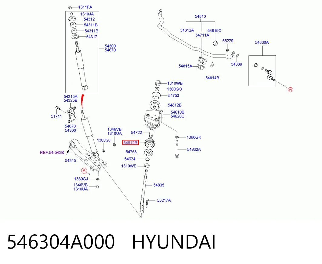 546304A000 Hyundai/Kia