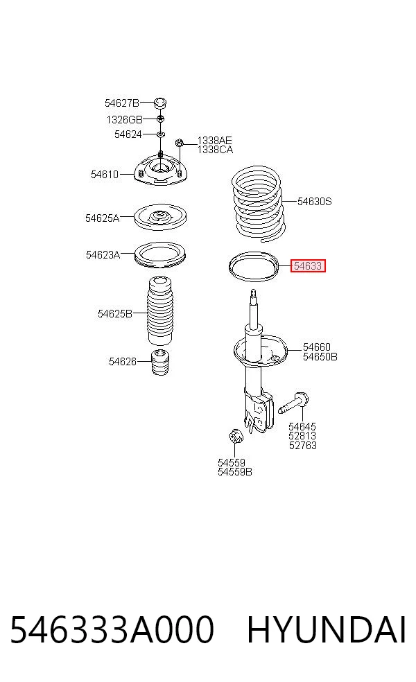 546333A000 Hyundai/Kia