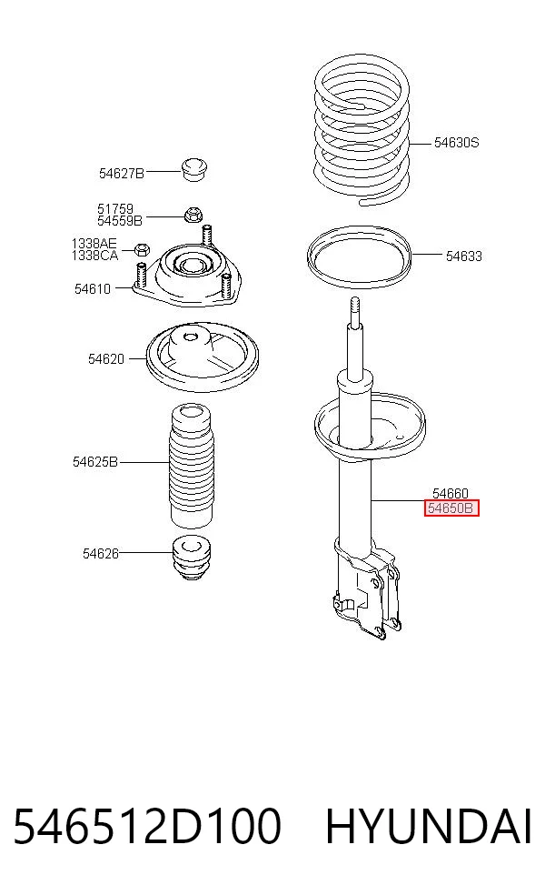 546512D100 Hyundai/Kia