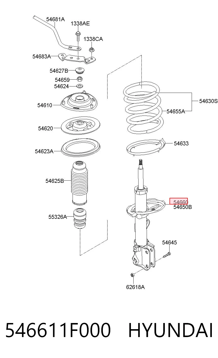 546611F000 Hyundai/Kia