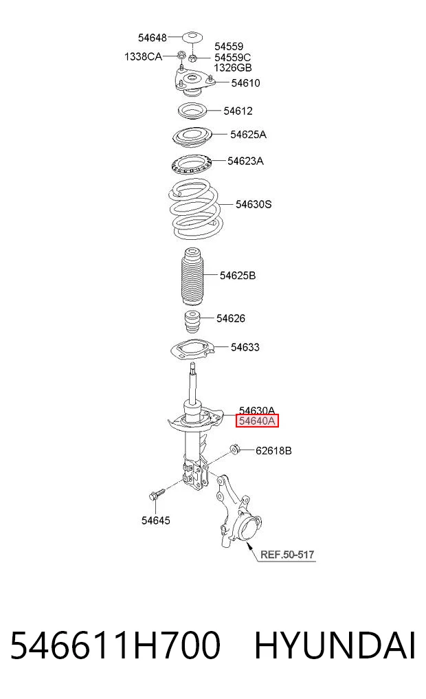 546611H700 Hyundai/Kia
