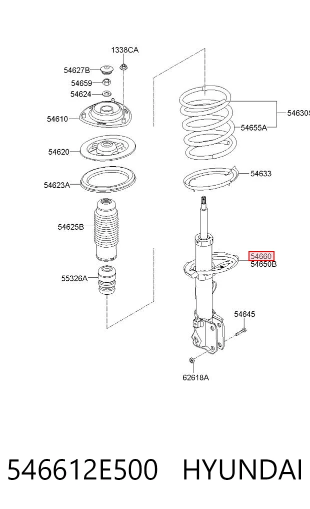 546612E500 Hyundai/Kia