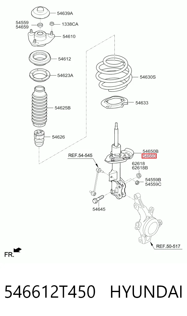 546612T450 Hyundai/Kia