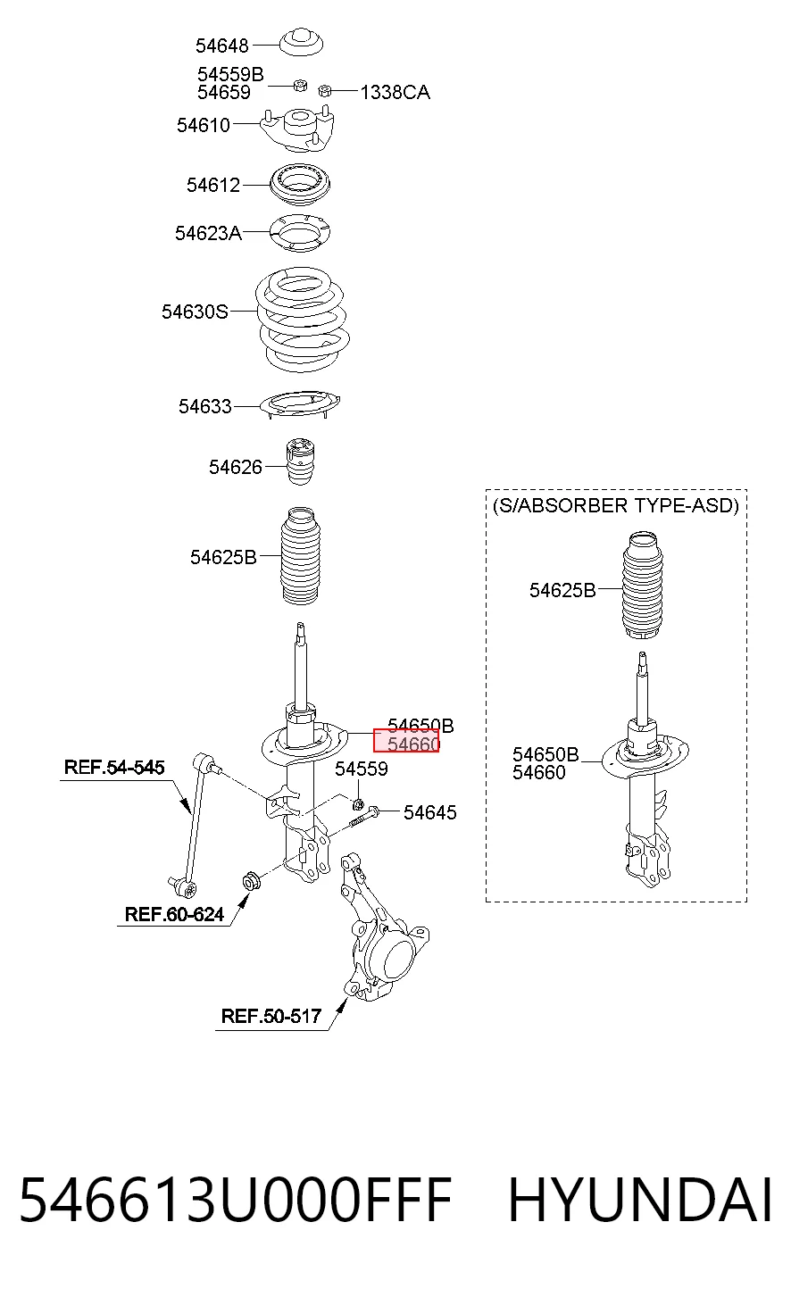 546613U000FFF Hyundai/Kia