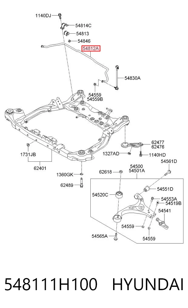 548111H100 Hyundai/Kia