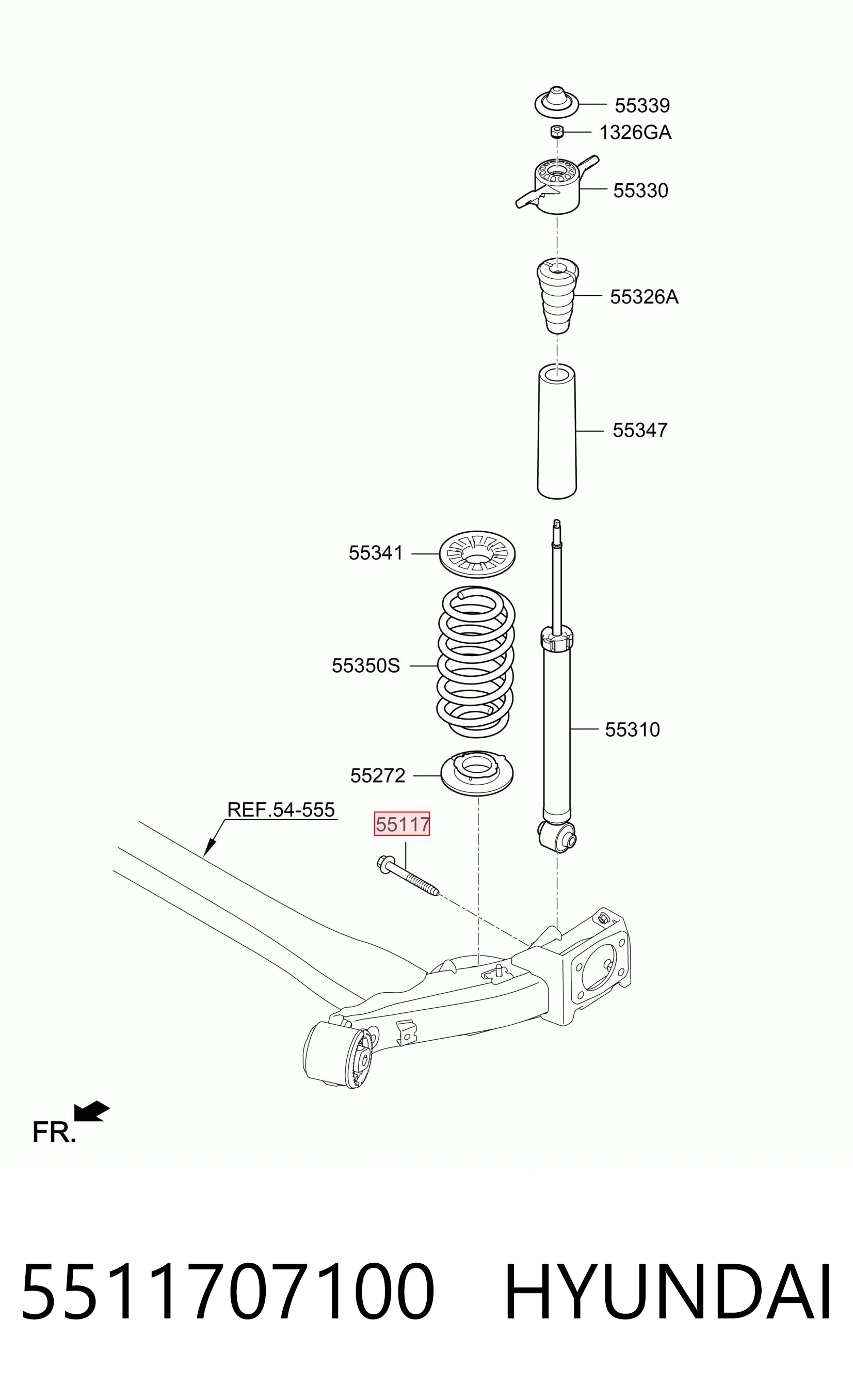 5511707100 Hyundai/Kia